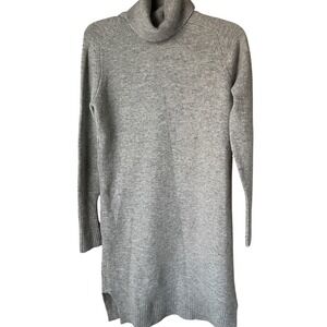 J. Crew Soft Heather Gray Merino Wool Alpaca Sweater‎ Dress, XXS